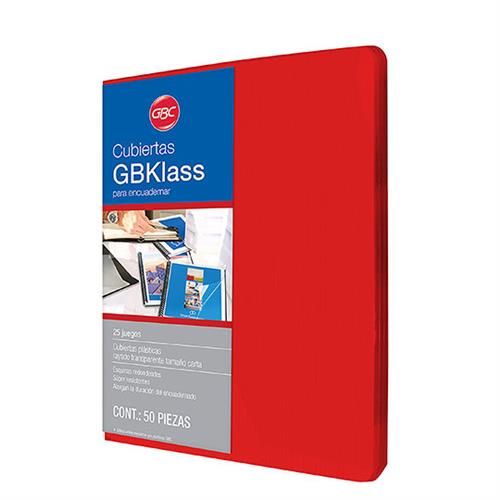 CUBIERTAS GBC GBKLASS M600009 TAMAÑO CARTA 1 PAQUETE CON 50 PIEZAS-GBC