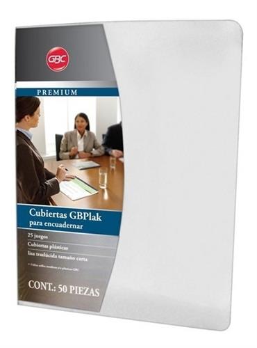 CUBIERTAS GBC PREMIUM P3543 TAMAÑO CARTA 1 PAQUETE CON 50 PIEZAS-GBC