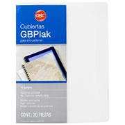 CUBIERTAS GBC GBPLAK P3555 TAMAÑO OFICIO 1 PAQUETE CON 50 PIEZAS-GBC