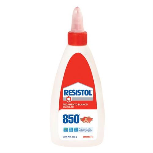 PEGAMENTO LIQUIDO HENKEL RESISTOL 850 COLOR BLANCO 110 GR-HENKEL