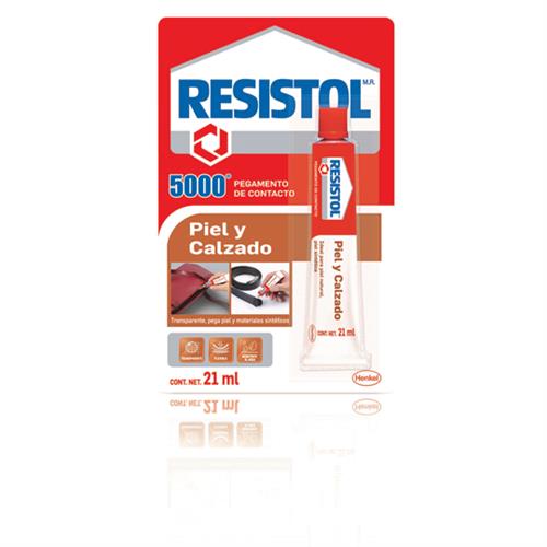 PEGAMENTO LIQUIDO HENKEL RESISTOL 5000 COLOR TRANSPARENTE 21 ML-HENKEL