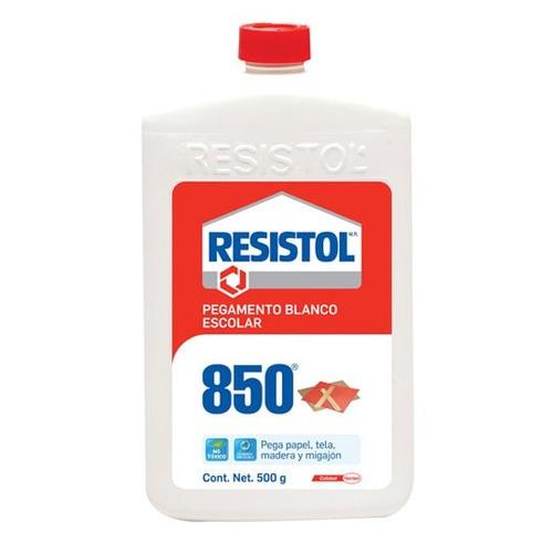 PEGAMENTO LIQUIDO HENKEL RESISTOL 850 COLOR BLANCO 500 GR-HENKEL