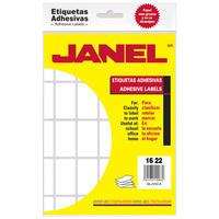 ETIQUETAS BLANCAS JANEL NO. 2 DE 16 X 22 MM 1 PAQUETE-JANEL