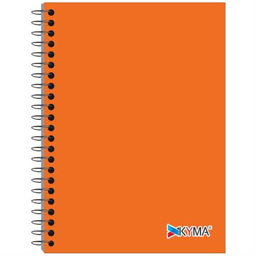 CUADERNO PROFESIONAL KYMA NARANJA CUADRO GRANDE 100 HOJAS-KYMA