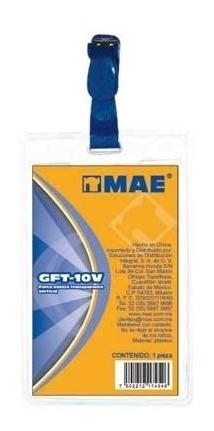 GAFETE VERTICAL MAE GFT-10VC DE PLASTICO PAQUETE CON 50 PIEZAS-MAE