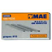 GRAPA ESTANDAR MAE GR10 CAJA CON 1000 GRAPAS-MAE