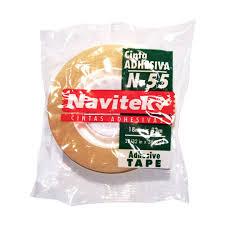 CINTA ADHESIVA CORTE FACIL NAVITEK N-55 TRANSPARENTE DE 18 MM X 33 M 1 PZA-NAVITEK