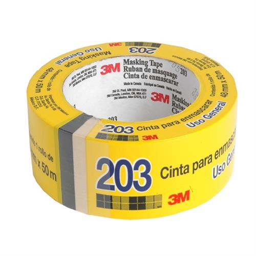 CINTA ADHESIVA MASKING TAPE SCOTCH 203 COLOR BEIGE DE 48 MM X 50 M 1 PZA-3M