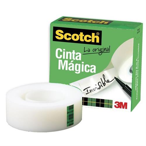 CINTA ADHESIVA MAGICA SCOTCH 810 DE 18 MM X 33 M 1 PZA-3M