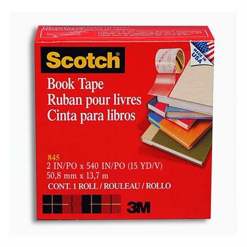 CINTA ADHESIVA PARA LIBROS SCOTCH BOOKTAPE 50MM X 13M 1 PZA-3M