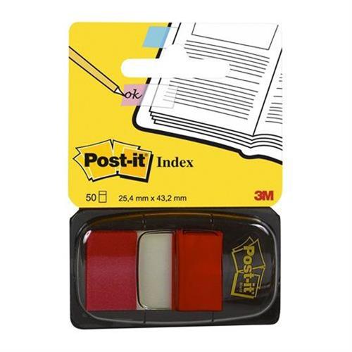 BANDERITAS POST-TI 6801 COLOR ROJO 50 BANDERITAS-3M