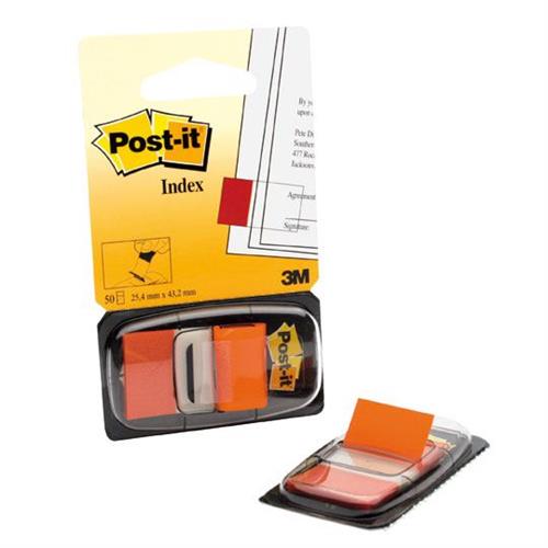 BANDERITAS POST-IT 6804 COLOR NARANJA 50 BANDERITAS-3M