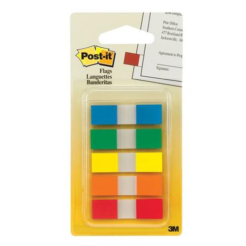 MINIBANDERITAS POST-IT 6835 COLORES SURTIDOS 100 BANDERITAS-3M