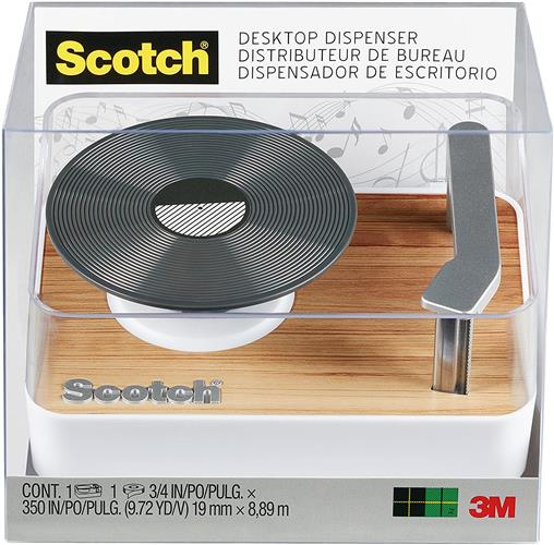 DESPACHADOR DE CINTA EN FORMA DE TOCADISCOS C45-RECORD-3M