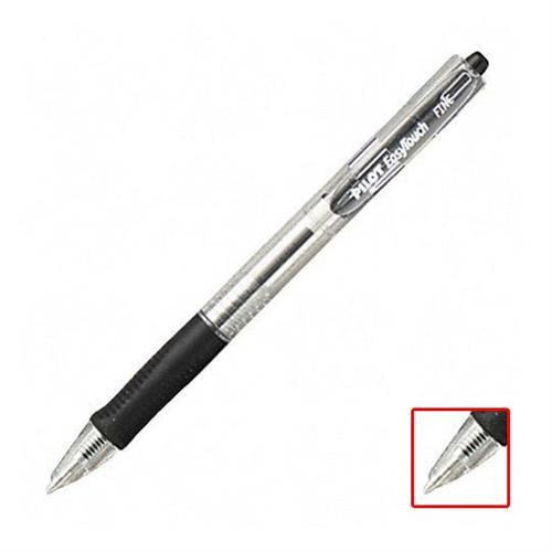 BOLIGRAFO PILOT EASY TOUCH RETRACTABLE NEGRO DE PUNTO FINO 0.5MM BARRIL REDONDO 1 PZA-PILOT