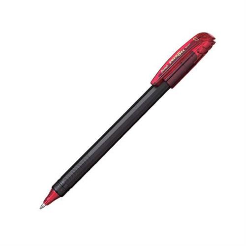 BOLIGRAFO PENTEL ENERGEL STICK COLOR ROJO PUNTO FINO 0.7MM BARRIL REDONDO 1 PZA-PENTEL