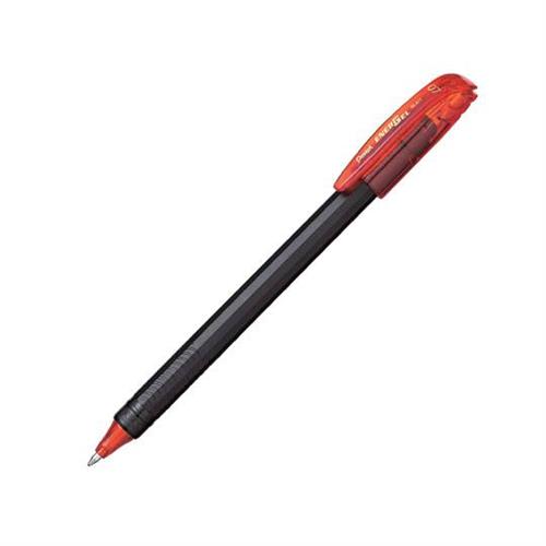 BOLIGRAFO PENTEL ENERGEL STICK COLOR NARANJA PUNTO FINO 0.7MM BARRIL REDONDO 1 PZA-PENTEL