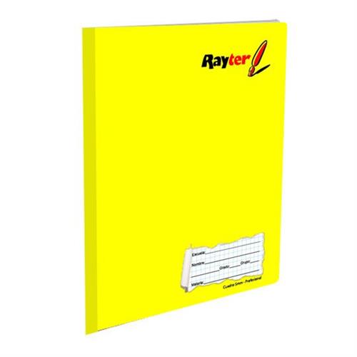 CUADERNO COLEGIAL RAYTER CUADRO CHICO 100 HOJAS-RAYTER