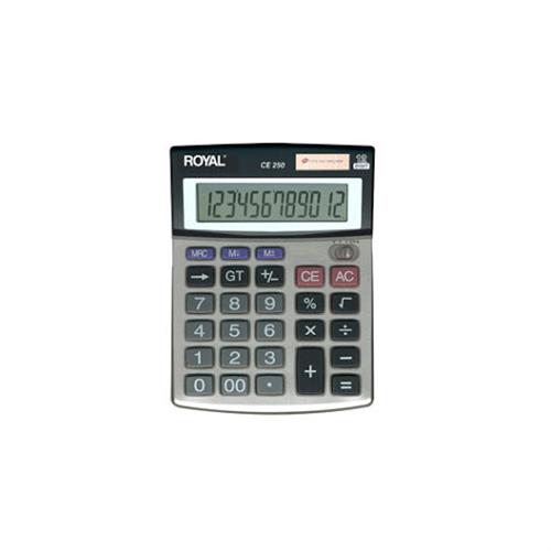 CALCULADORA DE ESCRITORIO ROYAL CE250 DE 12 DIGITOS-ROYAL