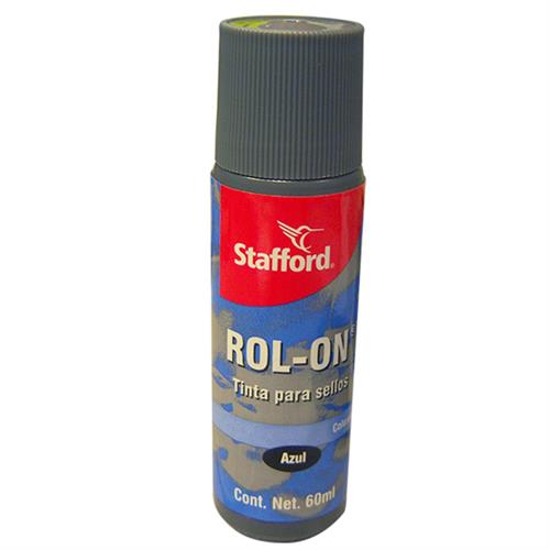 TINTA PARA SELLO AZUL STAFFORD GIRAPLICA CONTENIDO 60 ML 1 PIEZA-STAFFORD