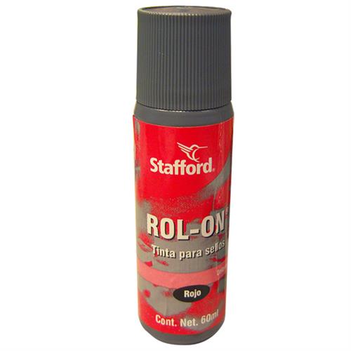 TINTA PARA SELLO ROJO STAFFORD GIRAPLICA CONTENIDO 60 ML 1 PIEZA-STAFFORD