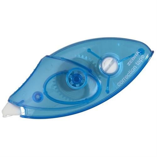 CORRECTOR TIPO CINTA ZEBRA CORRECTION TAPE BASE AGUA CONTENIDO 8MTS X 5MM 1 PIEZA-ZEBRA