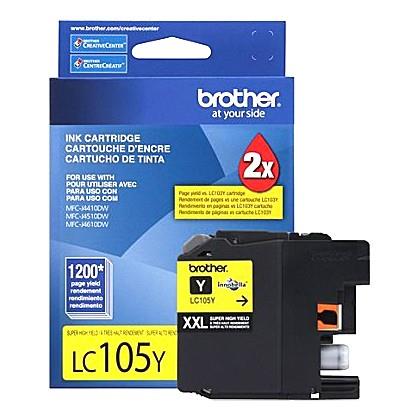 TINTA BROTHER LC105Y COLOR AMARILLO-BROTHER