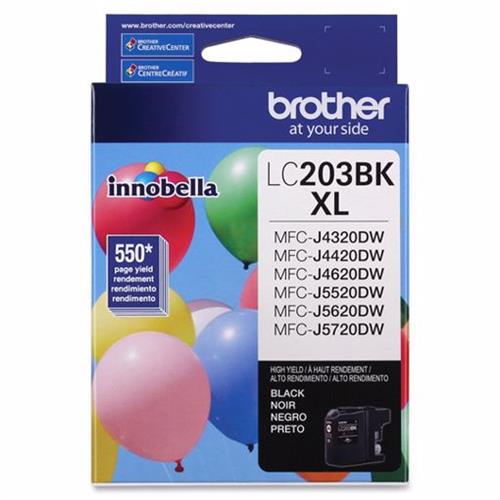 CARTUCHO DE TINTA BROTHER LC203BK NEGRO-BROTHER