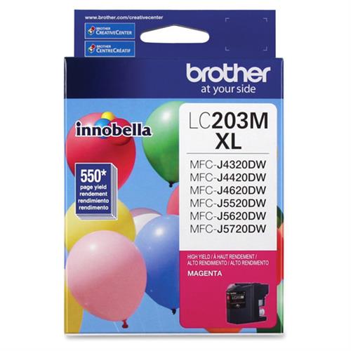 CARTUCHO DE TINTA BROTHER LC203M MAGENTA-BROTHER