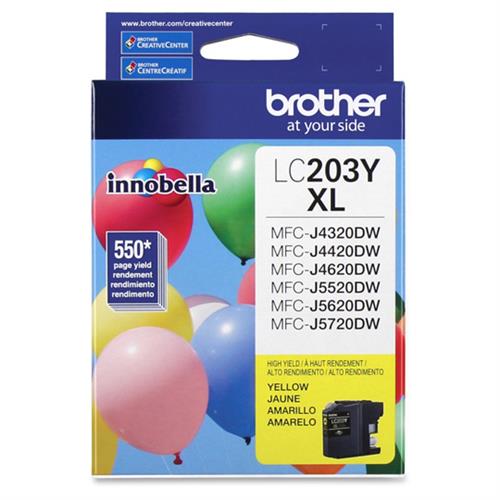 CARTUCHO DE TINTA BROTHER LC203Y AMARILLO-BROTHER