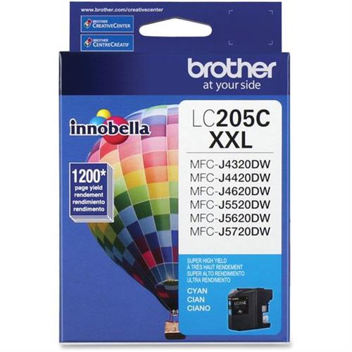 TINTA BROTHER LC205C COLOR CYAN-BROTHER