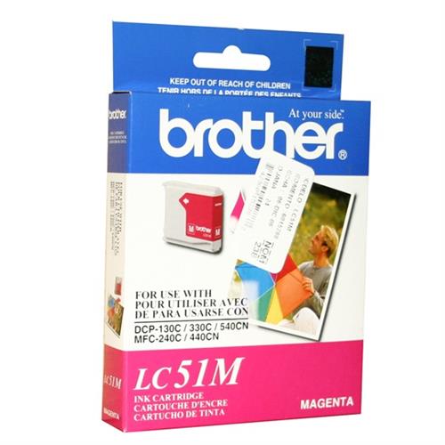 TINTA BROTHER LC51M LC51M COLOR MAGENTA-BROTHER