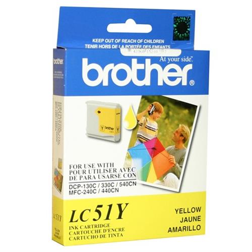 TINTA BROTHER LC51Y LC51Y COLOR AMARILLO-BROTHER