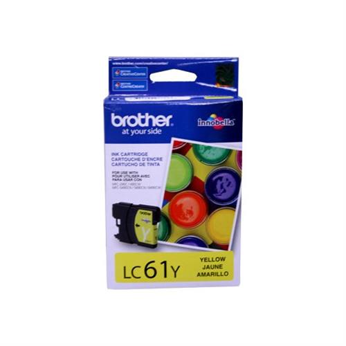 TINTA BROTHER LC61Y LC61Y COLOR AMARILLO-BROTHER