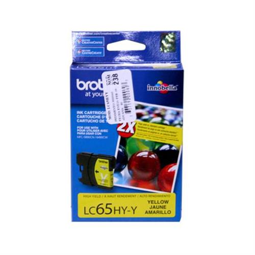 TINTA BROTHER LC65HYY LC65HYY COLOR AMARILLO-BROTHER