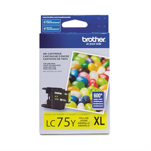 TINTA BROTHER LC75YXL LC75Y COLOR AMARILLO-BROTHER