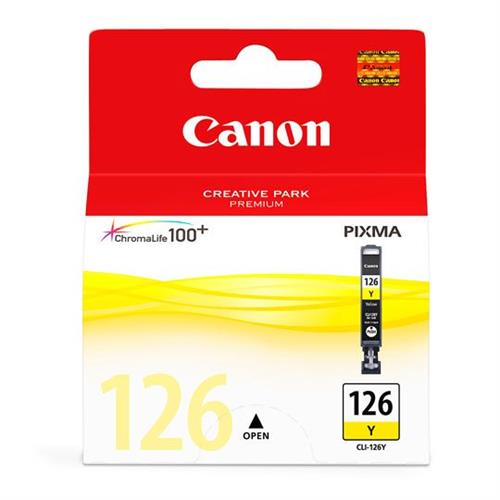 TINTA CANON CLI126Y CLI126Y COLOR AMARILLO-CANON