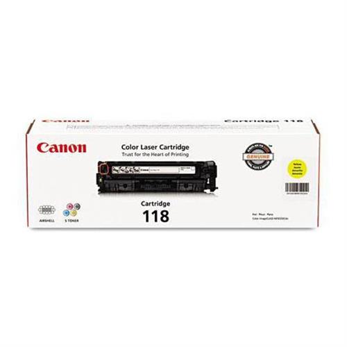 TONER CANON 118Y 2659B001AA COLOR AMARILLO-CANON