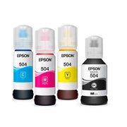 PACK DE 4 BOTELLAS DE TINTAS EPSON EPSON T504-EPSON