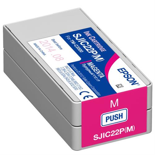 CARTUCHO DE TINTA EPSON SJIC22P(M) C33S020582 COLOR MAGENTA-EPSON