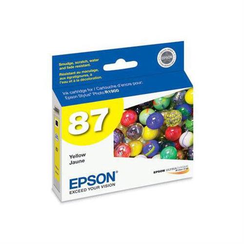 TINTA EPSON 87 COLOR AMARILLO T087420-EPSON