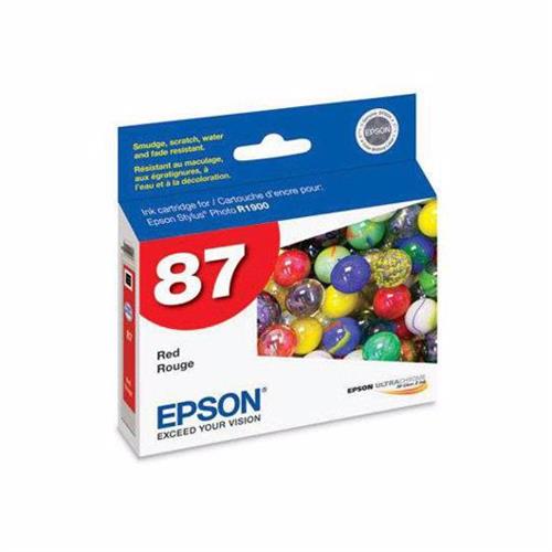 TINTA EPSON 87 COLOR ROJO T087720-EPSON