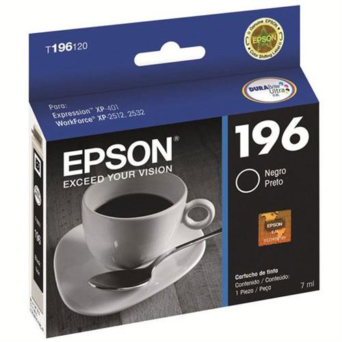 TINTA EPSON 196 COLOR NEGRO T196120-AL-EPSON