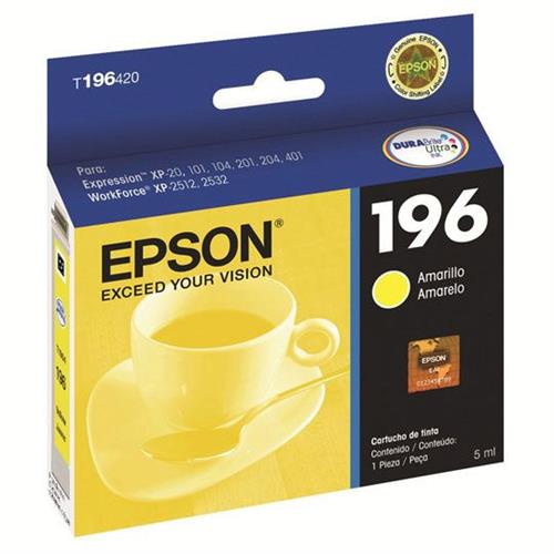 TINTA EPSON 196 COLOR AMARILLO T196420-AL-EPSON