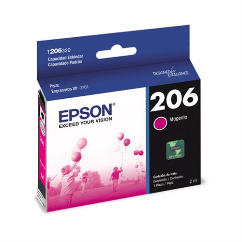 CARTUCHO DE TINTA EPSON T206 MAGENTA-EPSON