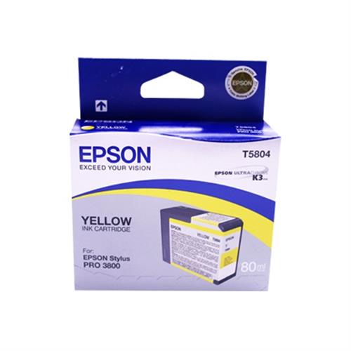 TINTA EPSON T5804 T580400 COLOR AMARILLO-EPSON