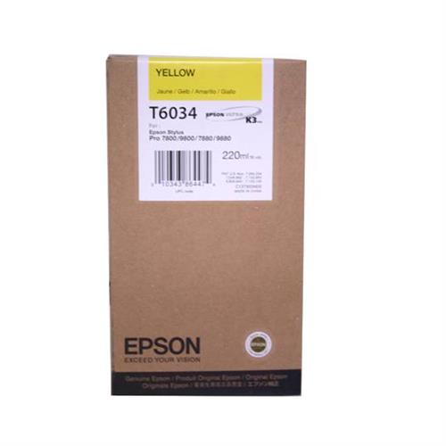 TINTA EPSON T6034 T603400 COLOR AMARILLO-EPSON