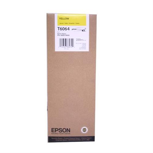 TINTA EPSON T6064 T606400 COLOR AMARILLO-EPSON