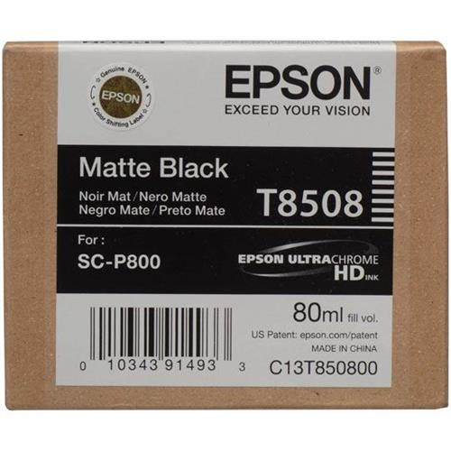 CARTUCHO DE TINTA EPSON T850800 T850800 COLOR NEGRO MATTE-EPSON