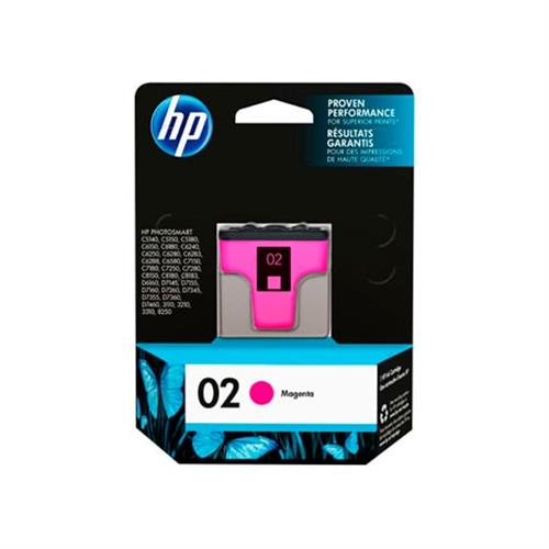 CARTUCHO DE TINTA HP 02 MAGENTA ORIGINAL C8772W-HP